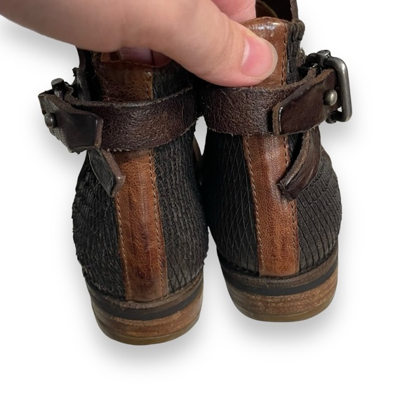 A.S.98 Chelsea ankle boots leather booties tan brown women’s size 36 - Picture 4 of 7